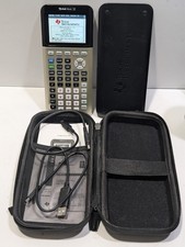 Black Texas Instruments TI-84 Plus CE Graphing Calculator w Case  Charger