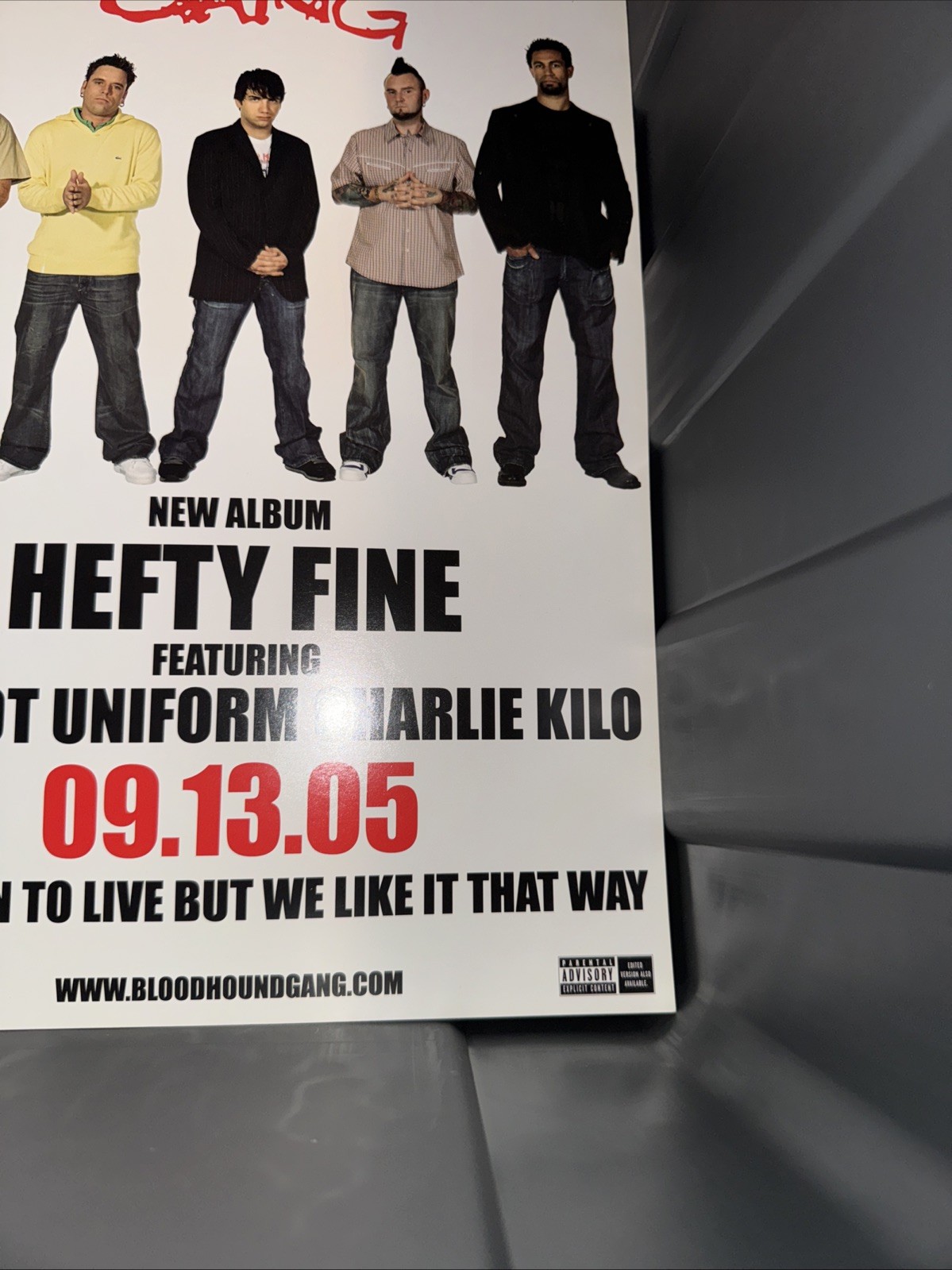 Bloodhound Gang Hefty Fine 11 X 17“ Promo Poster 2005