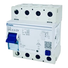 Doepke DFS4 A EV 40A 0.03A 6mA Fi Circuit Breaker Type A undelayed N for Wallbox
