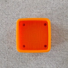 Fisher Price Brilliant Basics Shape Sorter REPLACEMENT SHAPE 1 ORANGE SQUARE