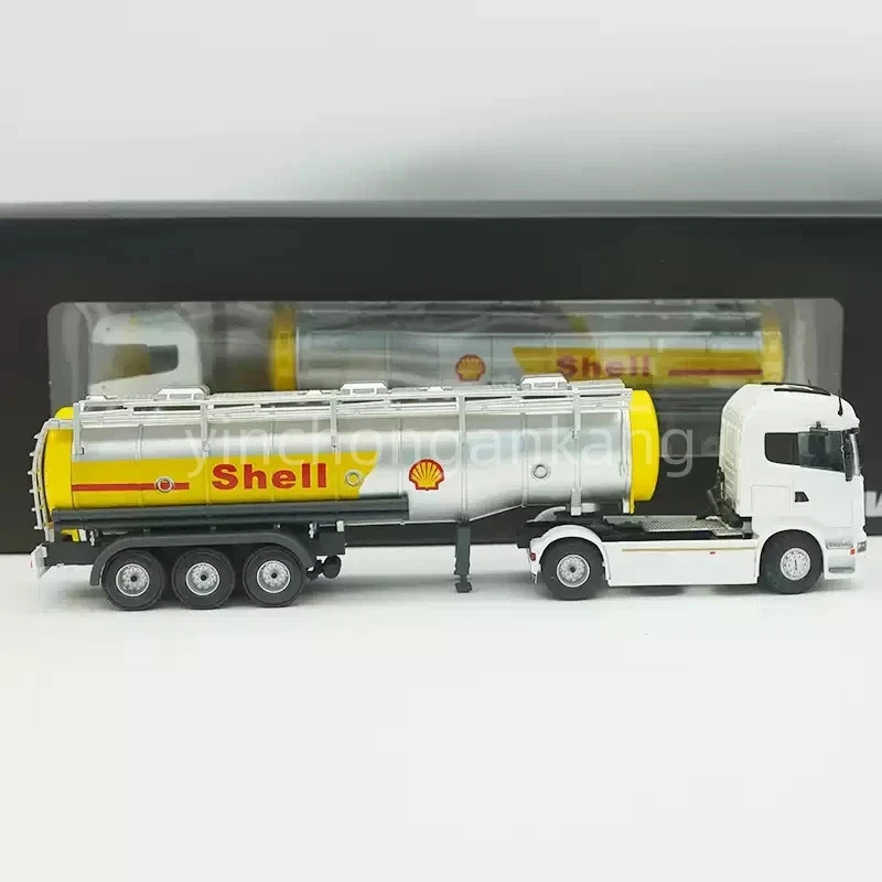 1:50 Scania R420 Shell Tanker Truck Diecast Model (Original Factory) - Image 2 of 4