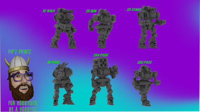 Legionnaire Alternate Mech Model For Battletech 6mm-10mm-15mm RLWS