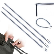 Spring Drawstring Threader Tool Rope Threader Clip For Hoodies Pants 3 PCS