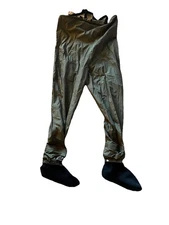 Hodgman W435 Fishing Chest Waders Breathable Stocking Feet Mens Size Large
