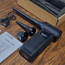 Compressed Air Duster Portable Turbo Fan Mini Air Blower PC Keyboard Shop Auto