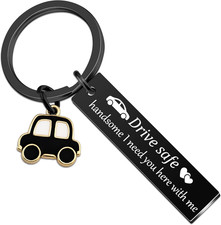 Drive Safe Keychain for Him Stocking Stuffers for Men Boyfriend Husband Christma
