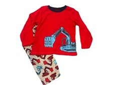 Carter  s Pajama Set Long Sleeve Shirt  Pants Construction Size 4 NWT