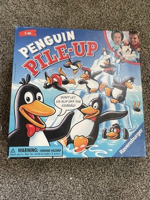Vintage Ravensburger Penguin Pile-Up Balance Game Complete W Instructions 1996