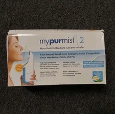 MyPurMist 2 Medical Device Handheld Ultrapure Steam Inhaler Drug Free Relief CD