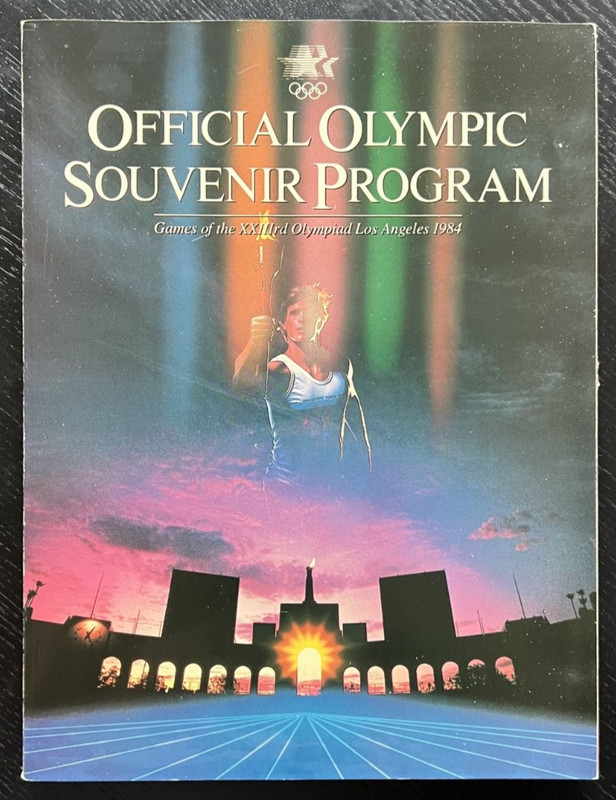 1984 OFFICIAL OLYMPIC SOUVENIR PROGRAM, LOS ANGELES 092225