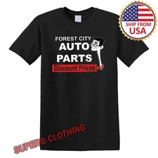 Forest City Auto Parts Retro Vintage Men's Black Size S - 5XL