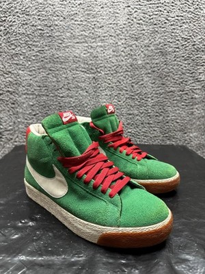 Nike 2007 SB Blazer High Top Sneakers Pine Green 310801-311 Mens Size 9.5 US
