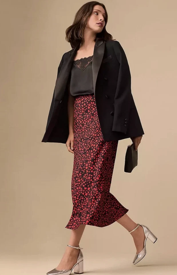 CHAQUETA BLAZER ESMOQUIN RELAJADA RIBETE SATINADO NEGRO ANN TAYLOR LOFT NUEVA TALLA 2 Foto 2 de 4