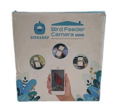 BIRDSNAP MON Smart Bird Feeder with Camera Wireless/light Blue  -NEW OPEN BOX 
