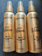 Lot of 3 Pantene Pro-V Miracle Rescue 10 in 1 Multitasking Spray Each Size 5.7Oz