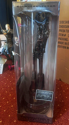 Terminator 2 Judgment Day Limited Edition Endo Arm Collectors Set Vitrine
