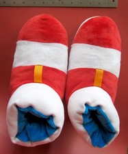Sonic The Hedgehog 3 Plush Slippers Sock Boots Youth Kids S/M Promo Shoes Merch