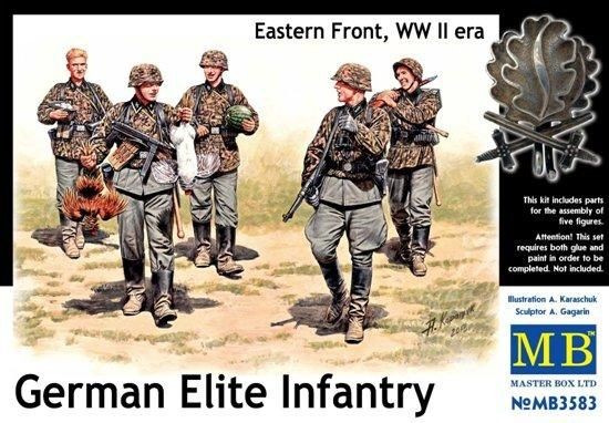 Master Box 3583 - 1/35 German Elite Infantry, Eastern Front WWII - New