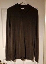 Limehaus Men's Brown Mens Long Sleve Sweatshirt Jumper Size L