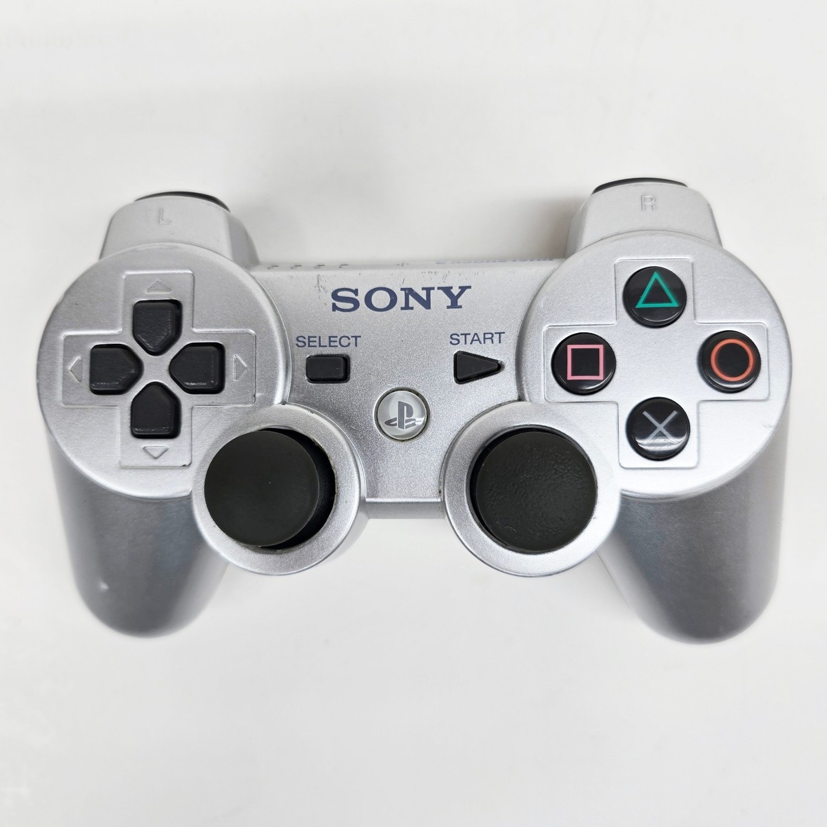 Sony Playstation 3 PS3 Silver Dualshock 3 Wireless Controller