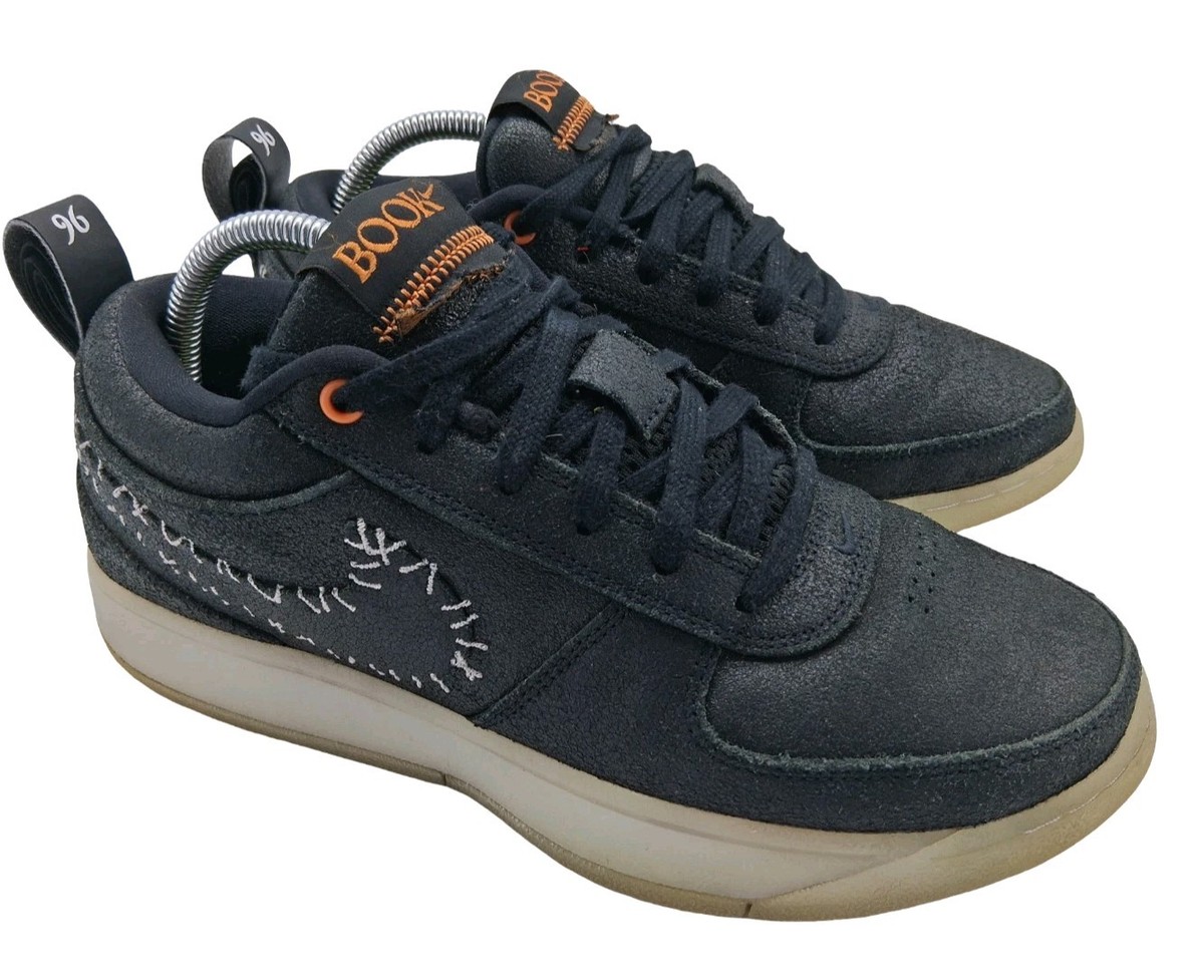 Nike Book 1 Chapter One Shoes Mens Size 8 Black Suede Basketball