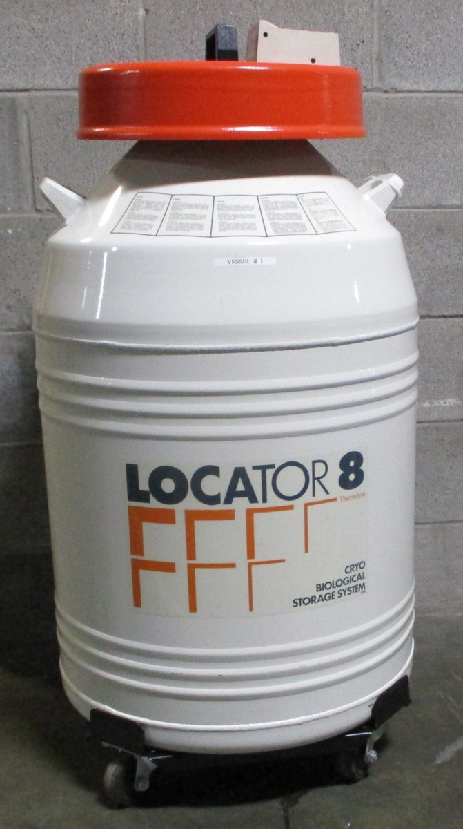 Thermolyne Locator 8 Cryogenic Liquid Nitrogen Cryo Tank w