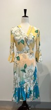 Farm Rio for Anthropologie Sunset Wrap Dress Floral Size XS Petite