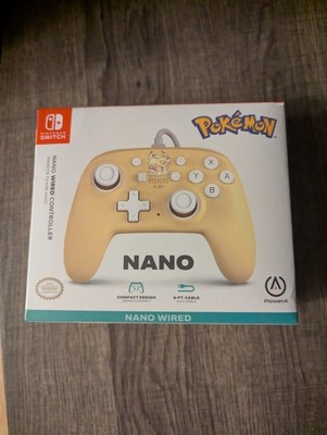 PowerA NANO Wired Controller for Nintendo Switch PIKACHU / Pokemon (New, Sealed)