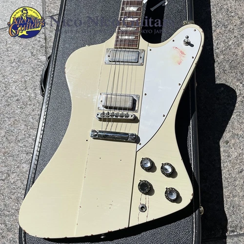 Gibson Custom Shop 2021 Johnny Winter 1964 Firebird V Murphy LAB Aged Polaris Wh
