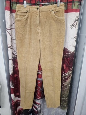 Women's Size 10 Camel Colored Corduroy Pants By Denim & Co.-Nice & Heavy!