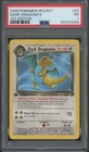 2000 Pokémon Rocket 1st Edition #22 Dark Dragonite PR PSA 1