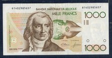 Belgien 1000 Franken 1984-86 P.144a XF - Gian 13_19