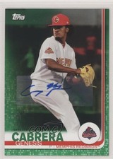 2019 Topps Pro Debut Green Auto 93/99 Genesis Cabrera #167 Auto 0b9t
