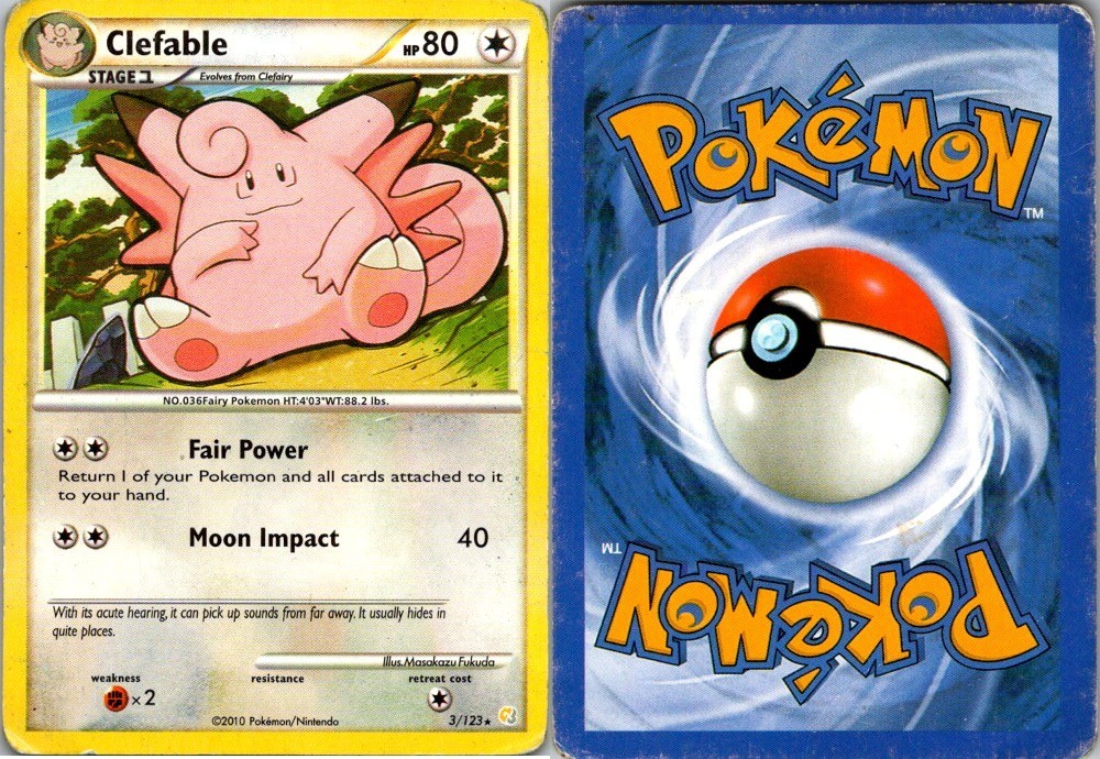 Clefable 3/123 Heartgold & Soulsilver Regular