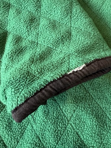 Vintage Tommy Hilfiger Quilted Fleece Jacket Mens XL Green - Picture 6 of 6