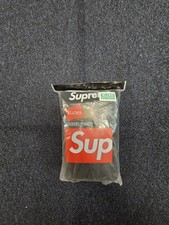 NEW Supreme X Hanes Black Boxers 4 pairs - Size XL Brand new