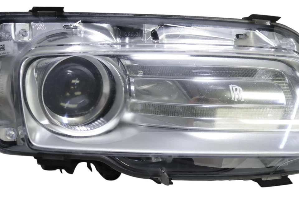 *Dañado* Rolls-Royce Ghost Lámpara de faros delanteros derechos de xenón 2010-2014 OEM Foto 4 de 4