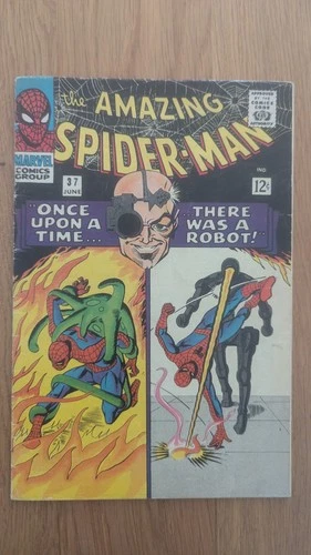 The Amazing Spider-Man #37 1st Appearance Norman Osborn Marvel Comics 1966 VG-FN