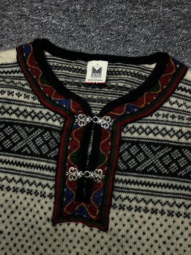 DALE OF NORWAY Sedesdal Embroidered Sweater/Pullover - WOOL - S - Picture 7 of 14