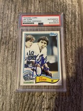 JIM ZORN SIGNED SEATTLE SEAHAWKS FOOTBALL CARD SLABBED PSA/DNA COA ENCAPSULATED