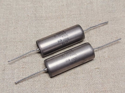 2pcs. K40Y-9 1000 pF- 0.022 - 1 uF 200-1000V PAPER IN OIL PIO AUDIO CAPACITORS - Picture 57 of 69