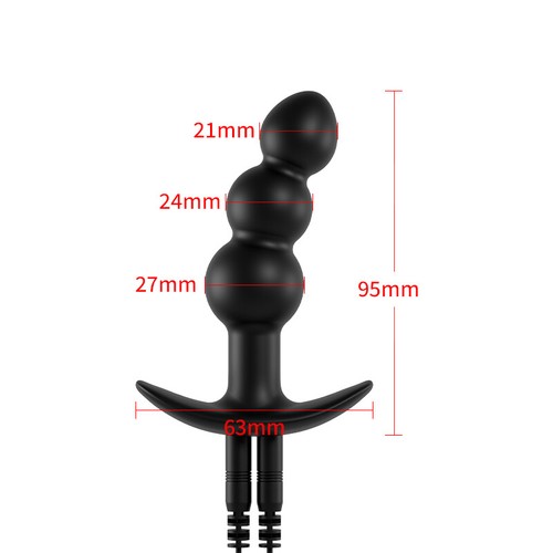 Enchufe de silicona eléctrico conductor enchufe E-Stim para hombres mujeres caja de host de energía - Imagen 14 de 18