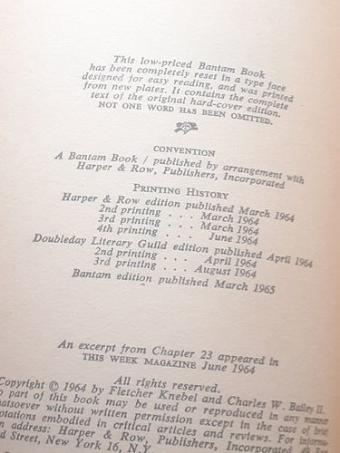 Convention Fletcher Knebel Political Thriller paperback bs - Imagen 9 de 9