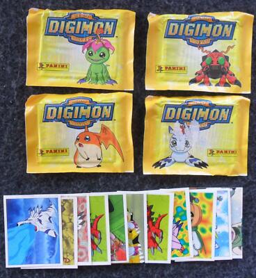 Digimon Sticker Packs (2000) Mit Weiteren Stickern Lose - Panini