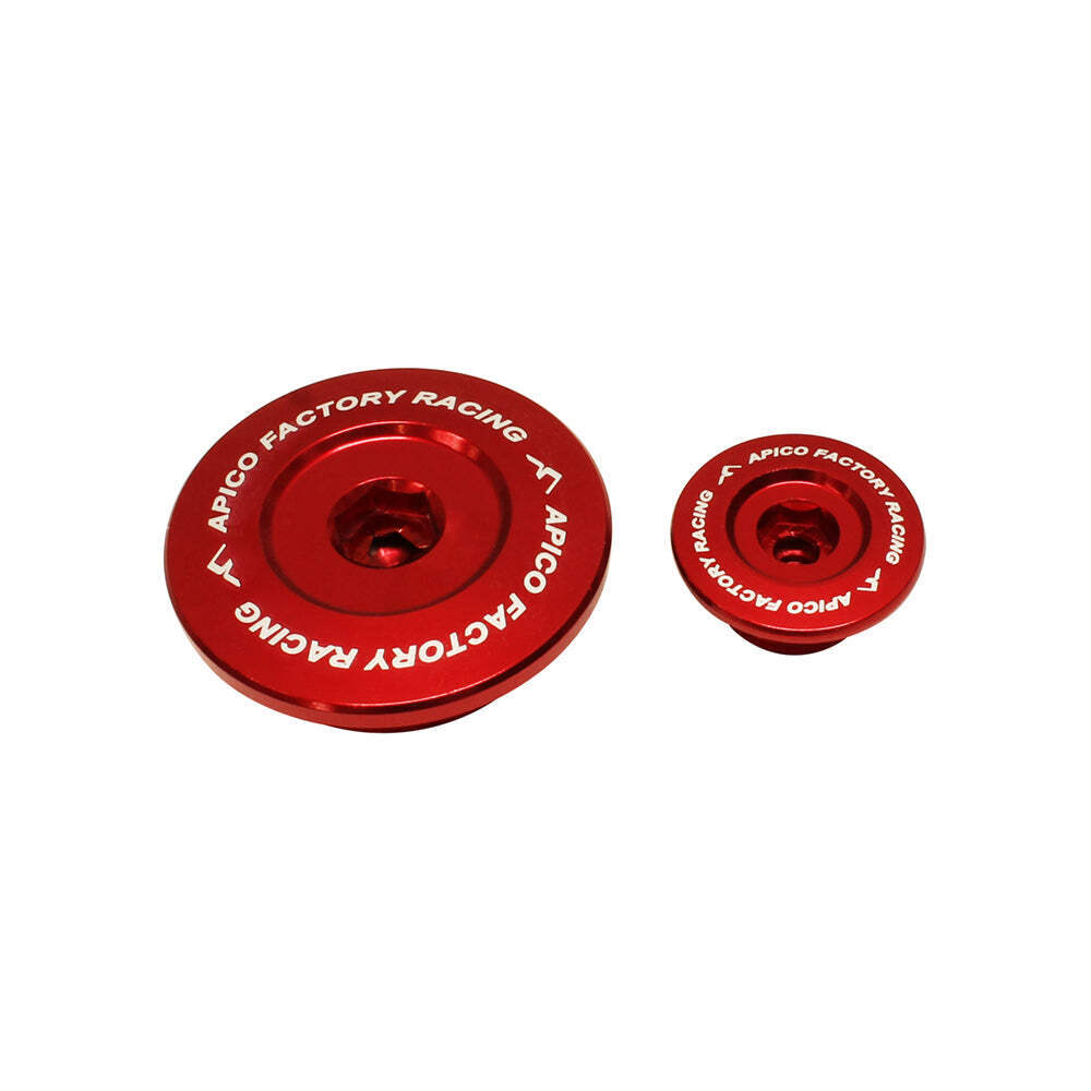 Apico Engine Plug HONDA CRF150R 07-23, CRF250R 10-17, CRF450R 02-16 Red