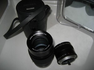 KONICA HEXAR AR 135MM F3.5 & SUNTRON 3X & KONICA AR2 MACRO RING
