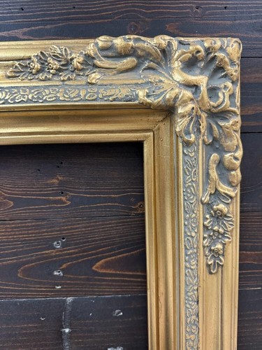 11 x 14 In Stock-Traditional compo XL ornate corners wood frame,Aged Gold Leaf. - Picture 6 of 11