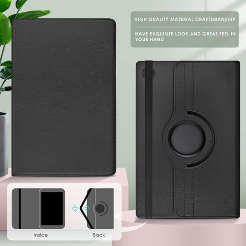 360 Rotante Pelle Custodia Cover Samsung Galaxy Tab A9 Plus SM-X210 X215 X216 5G - Foto 2 di 7