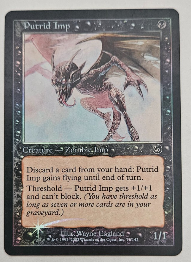 Torment Putrid Imp Foil x1 LP - TORMENT - Magic the Gathering MTG