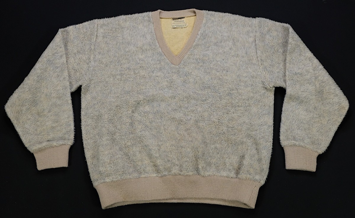 Rare Vintage SEARS SPORTSWEAR Orlon Acrylic Modacrylic V Neck 